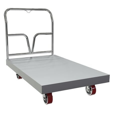 Vestil Alum Sheet Deck Platform Truck, 30W x 48L ASD-3048